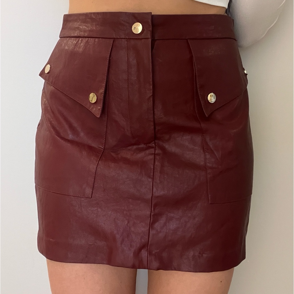 Zara, Skirt, Red, Size S